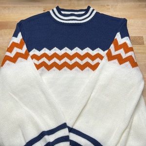 Women’s Wild Honey Blue Orange Sweater